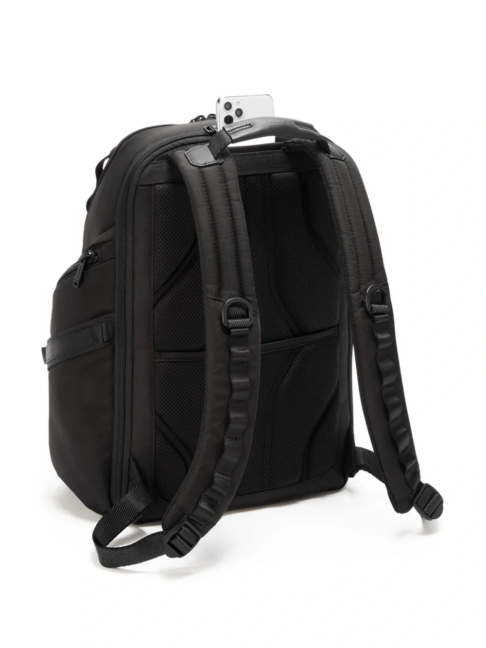 NWT Tumi Black Alpha Bravo Search Compact Tech Backpack with Front Organizer
